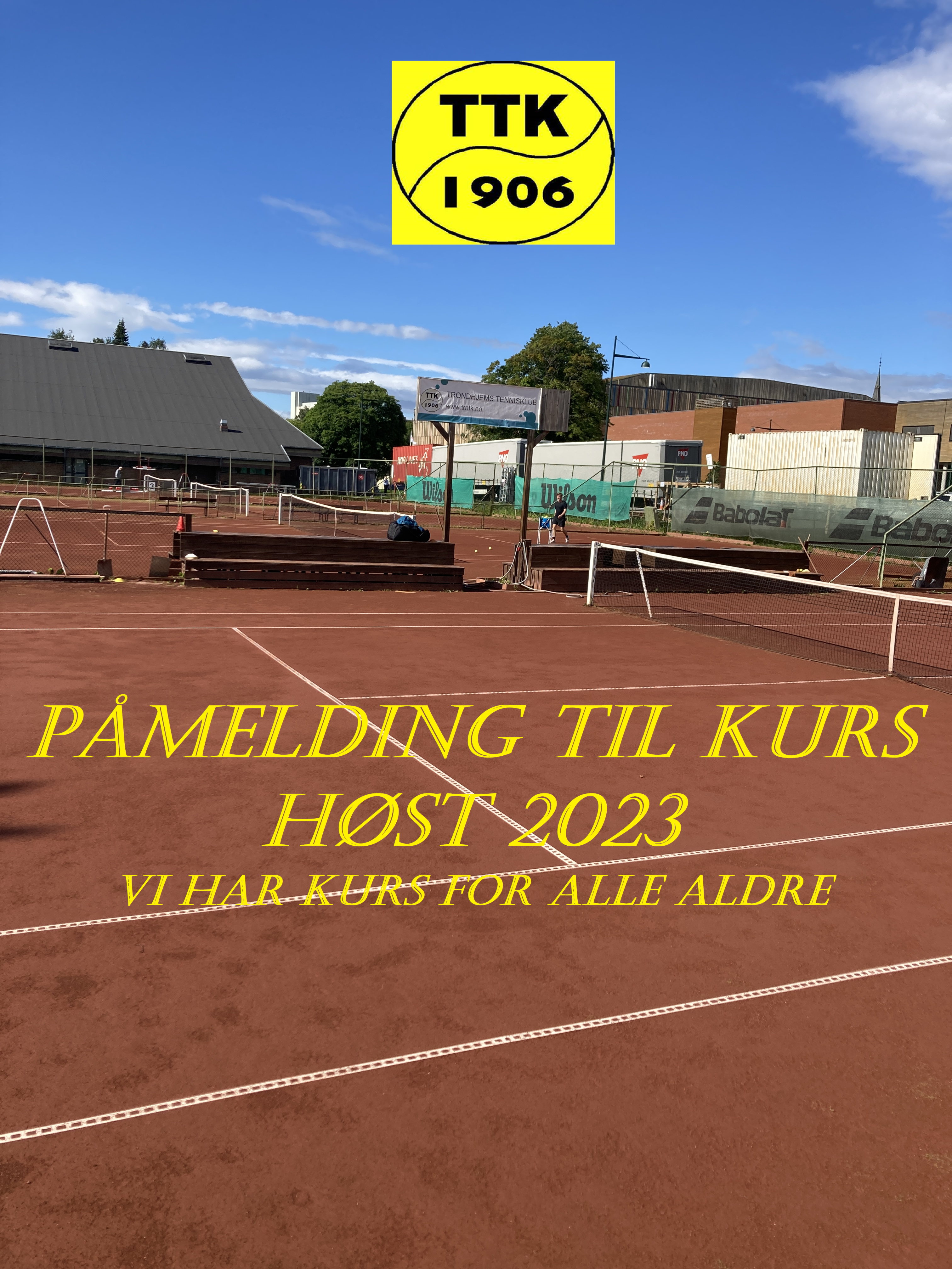 Påmelding til høstens kurs er åpnet!
